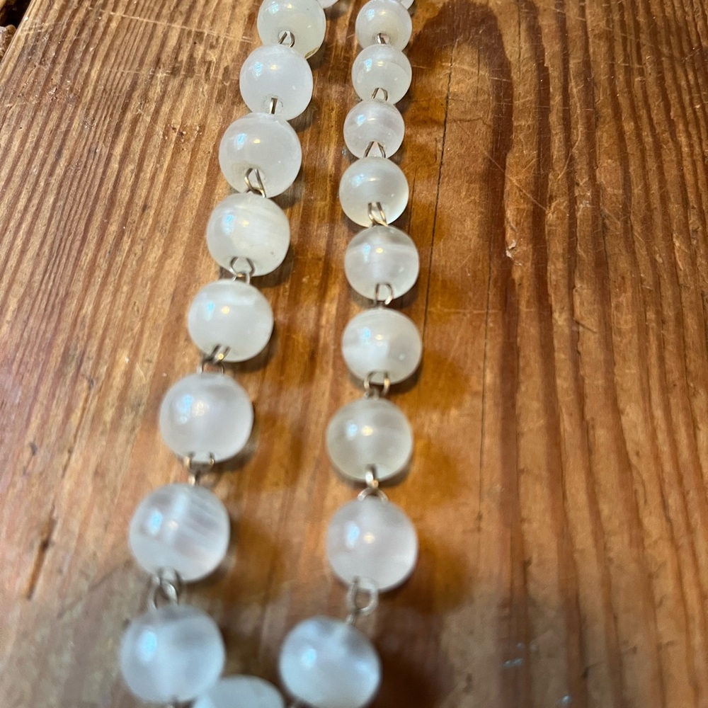 VINTAGE beautiful smokey Quartz beaded necklace - Picture 3 of 6